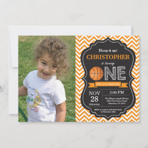 Partido de primeiro aniversario do convite do