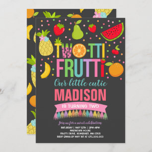 Partido de segundo aniversário do convite de