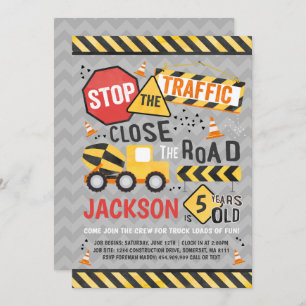 Partido do camião basculante do convite do