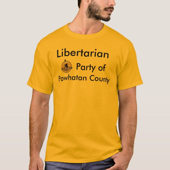 Partido do libertário de camisetas de Powhatan (Frente)