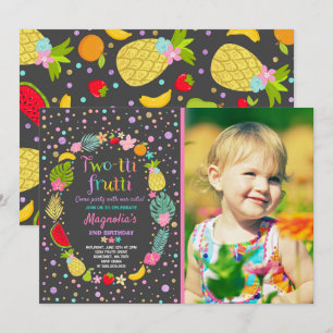 Partido do segundo aniversário do Convite de festa