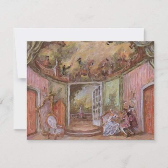 Partido dos Sonhos Marie Antoinette ~ Convites / R (Frente)