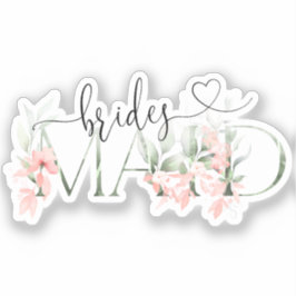 Partido Floral Floral Elegante e adesivos Bridesma