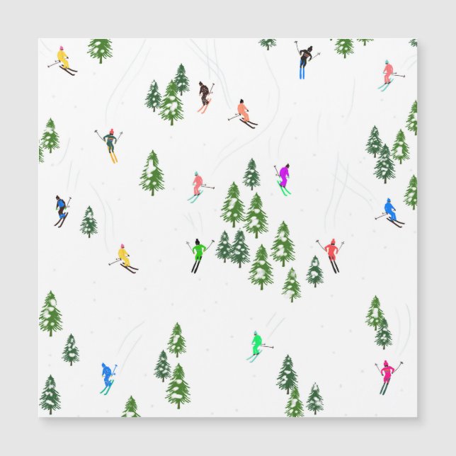 Partido Freeride Alpino Skiers Skiing (Frente)