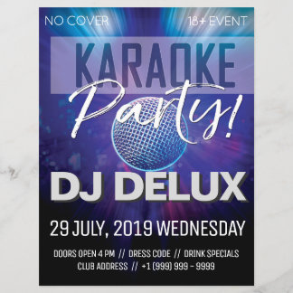 Partido Karaoke | DJ | Club Flyer
