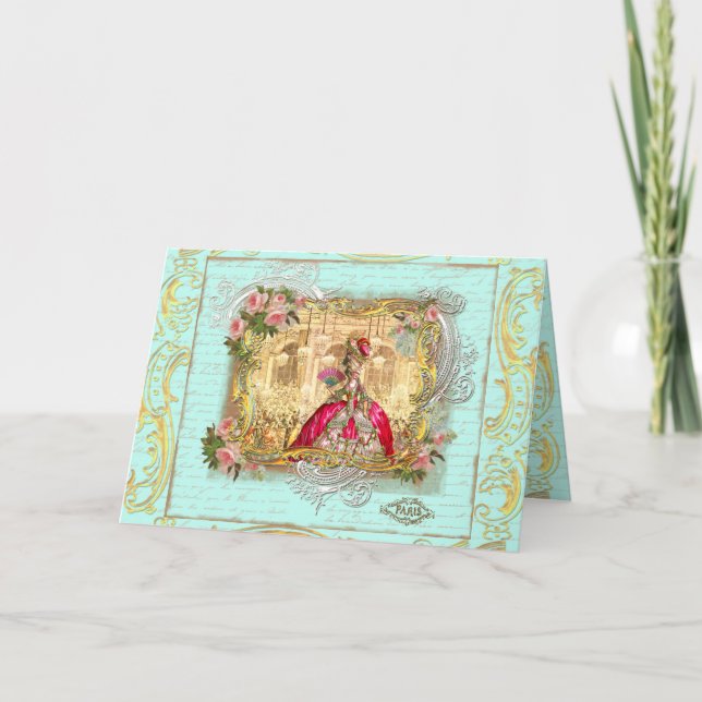 Partido Marie Antoinette no Cartão Versailles (Frente)