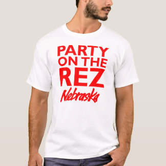 Partido na camisa de Rez - de Nebraska