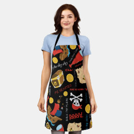 Partido Pirata da Ilha do Tesouro Escuro Apron