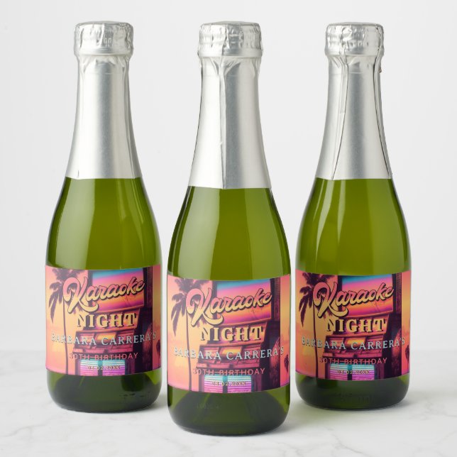 Partido Retro Karaoke aniversário de 30 anos (Garrafas)