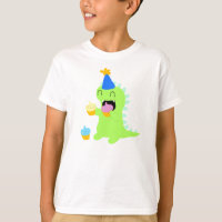 PARTIDO T-REX da camisa do DINOSSAURO de Rawr! Rex