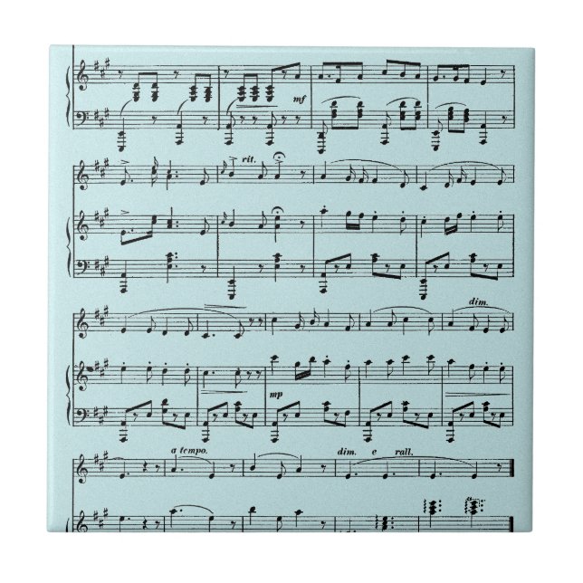Partitura Azul (Frente)