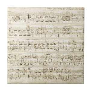 Partitura de Chopin
