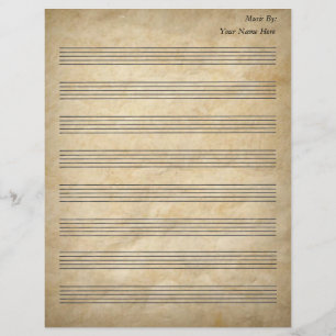 Partitura do vintage