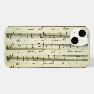 Partitura do vintage, contagem musical antiga 1810