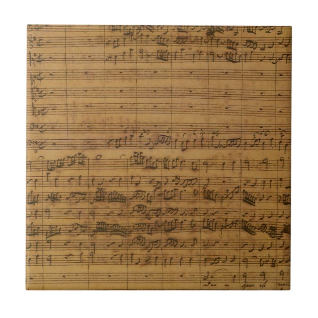 Partituras Antigas de Johann Sebastian Bach (Frente)