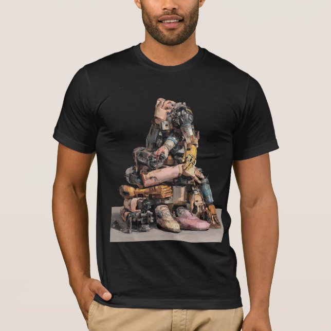 Parts & Co. – Camiseta de Montagem Pós-Humana (Frente)