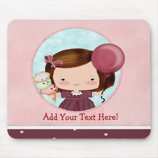 Party girl Mousepad (Frente)