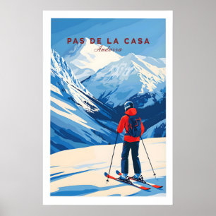 Pas de la Casa Grandvalira Esqui Impressão Desport