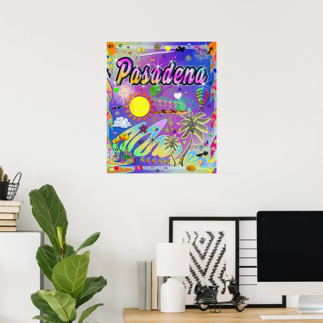 Pasadena Nu Era Poster (Escritório em casa)