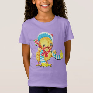 Páscoa Bela Menininha Lilac Raparigas T Camisa