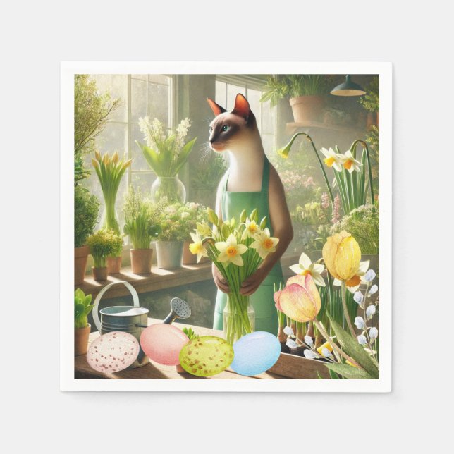 Páscoa com guardanapos (Frente)