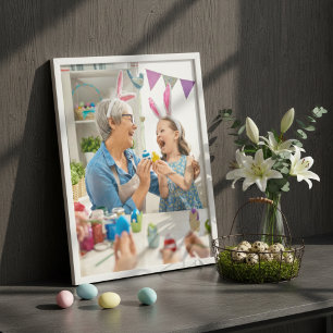 Páscoa de Foto 8" x Impressão de Satin Premium de 