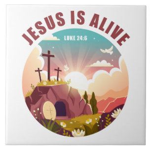 Páscoa de Páscoa Cristã Jesus Vazio Túmulo e Cruz