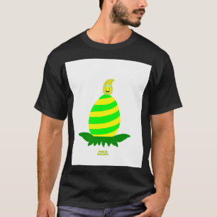 Páscoa Deseja Camisa Básica Negra Masculina