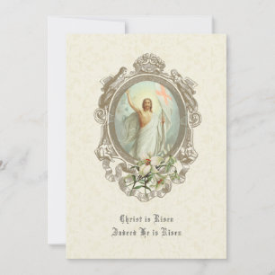 Páscoa Elegante Ressurreição Jesus Lírio