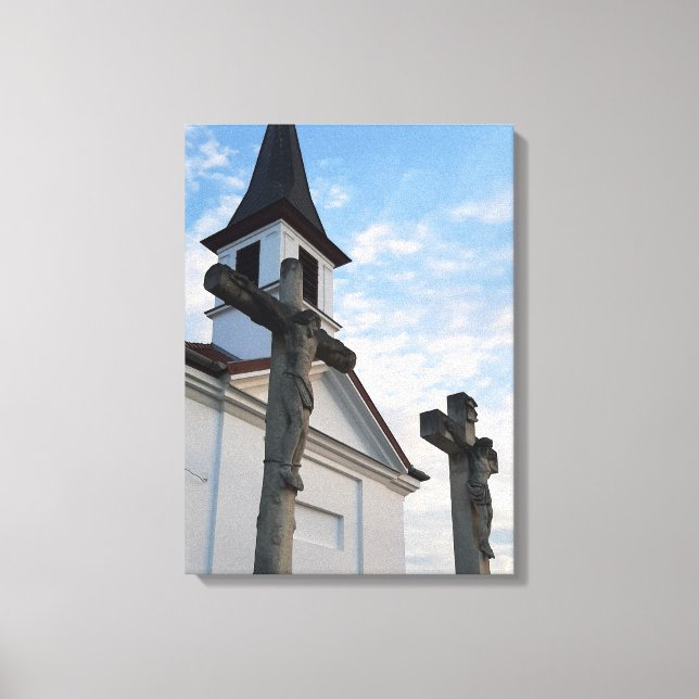 Páscoa em Esztergom Hungary Canvas Print (Frente)