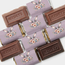 Páscoa Floral Coelho Coelho Orelha Nome da Família