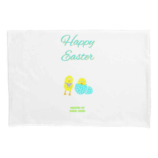 Páscoa Hatchlings Standard Pillowcase (Frente)