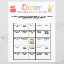Páscoa Mix e Mingle Bingo
