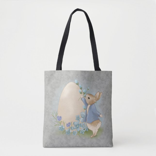 Páscoa Peter Rabbit Tote Bag (Frente)