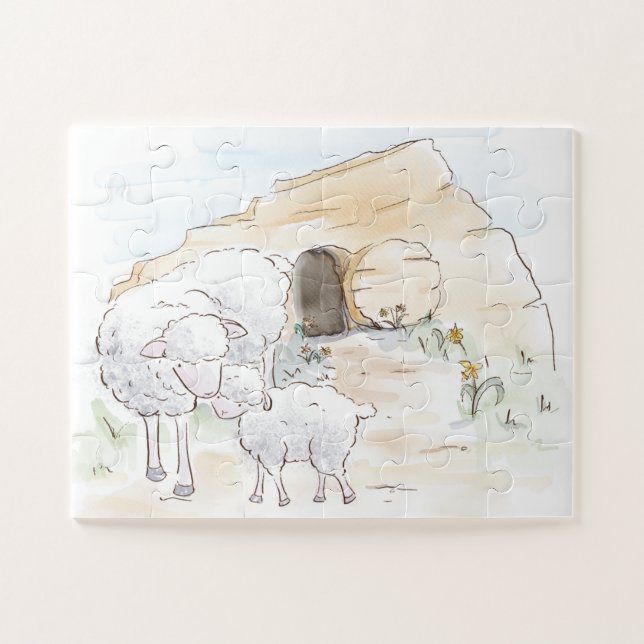 Páscoa Quebra-cabeça de vazio (Horizontal)