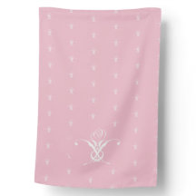 Páscoa rosa do folheto branco