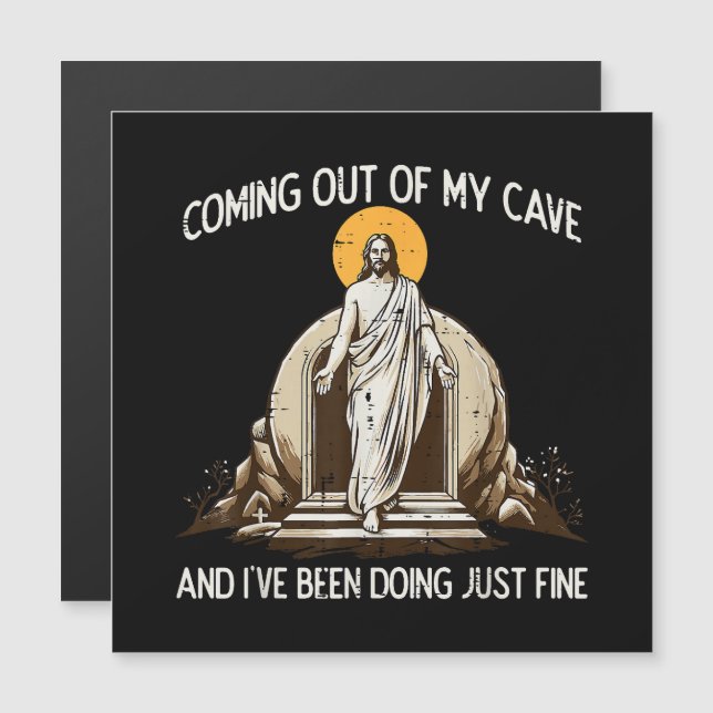 Páscoa Saindo da Minha Caverna Jesus (Frente/Verso)