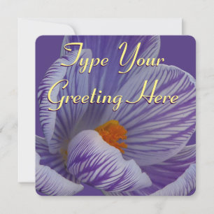 Páscoas Convites Crocus Cartões de Páscoa Personal