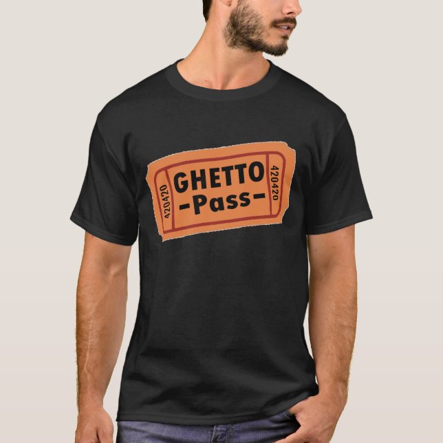 Pass do gueto — Camisa T (Frente)