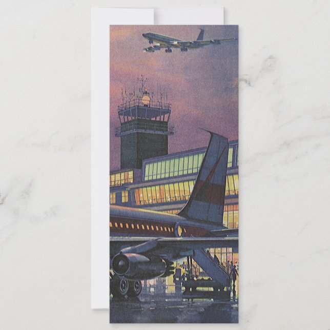 Passageiros das empresas Vintage em avião no aerop (Frente)