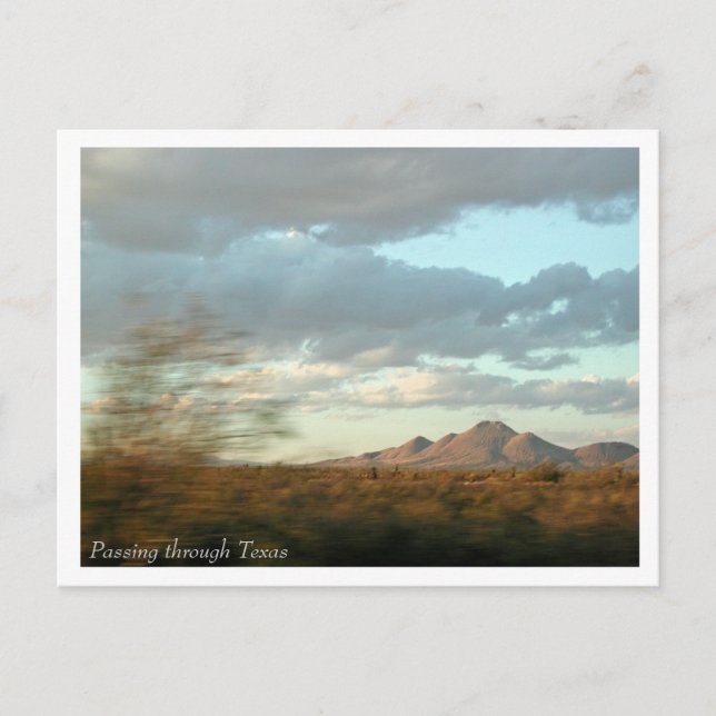 Passagem através do cartão de Texas (Frente)