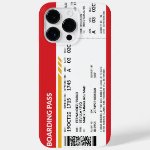 Passagem de embarque - Vermelho