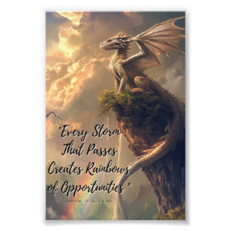 Passando Impressão de Fotografia de Tempestades