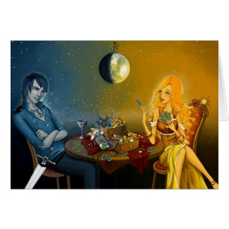 Passando o tempo - cartão