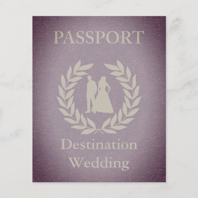 passaporte de casamento de destino (Frente)
