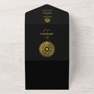Passaporte de Casamento de Destino Bússola Casamen