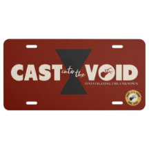 Passar para a Placa de Licença de Vanity Vermelha