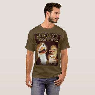 Passar pela Camisa T do Lado Ostrich