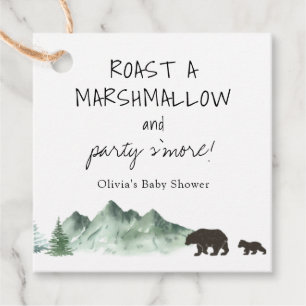 Passar uma Etiqueta de Urso do Marshmallow S Chá d