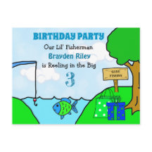 Passaram os Convites de Aniversário do Little Boy